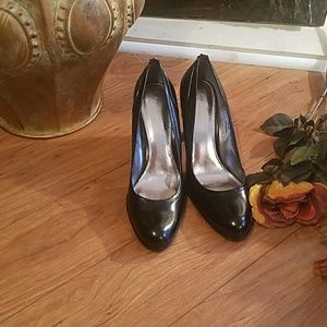 Calvin Klein black leather heel 9/12 medium